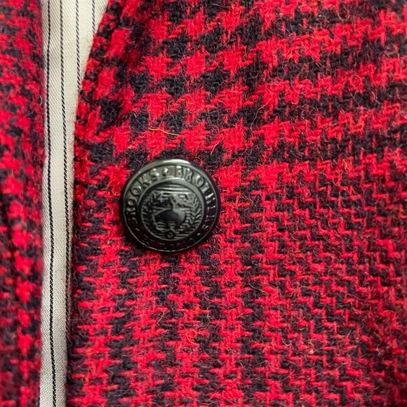 Brooks Brothers Red Fleece Wool Blazer, Size 2 - Picture 4 of 9